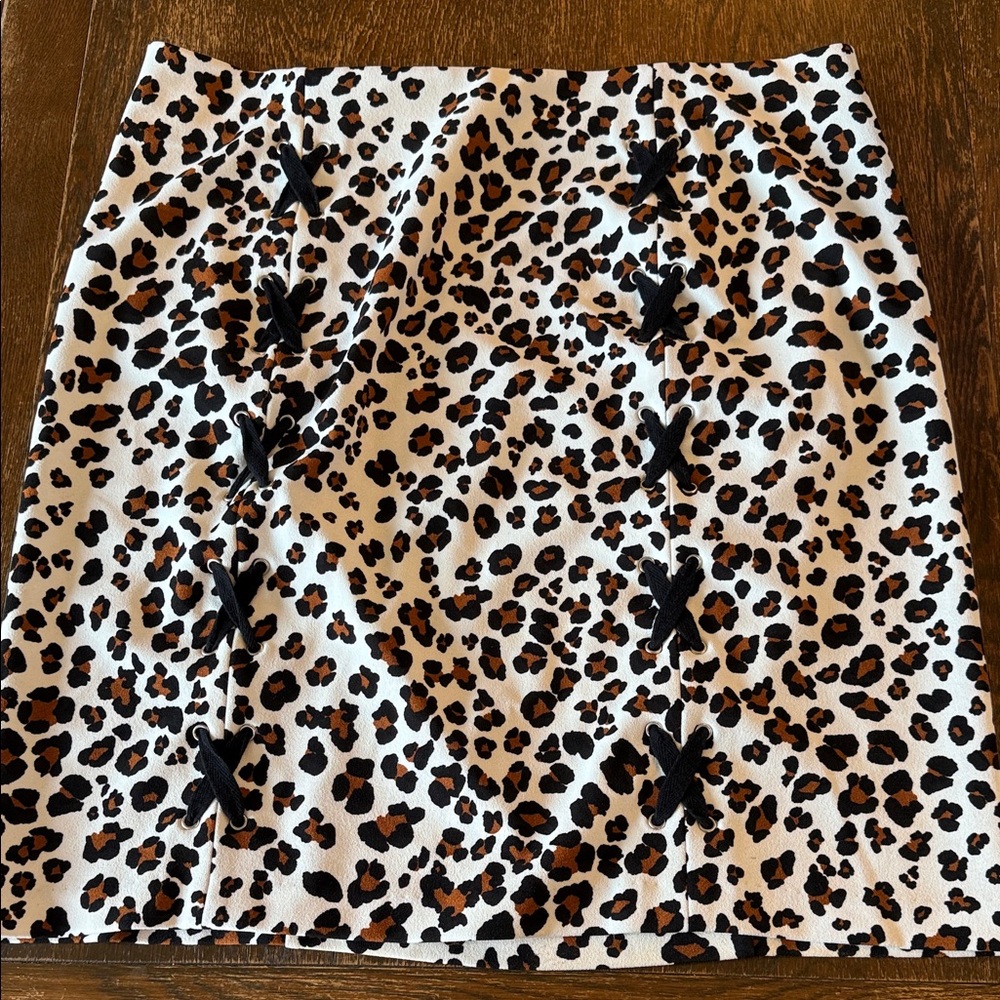 BOLD elements Leopard Print Skirt XL